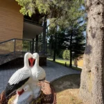 Критий навіс із зонами відпочинку — садиба Гірська Лаванда, Східниця