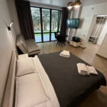 Апартаменти з ліжком, диваном, ТВ та видом на ліс — Гірська Лаванда