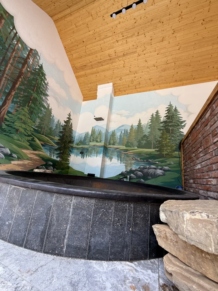 Гарячий чан зсередини — карпатська купіль, Гірська Лаванда, Східниця